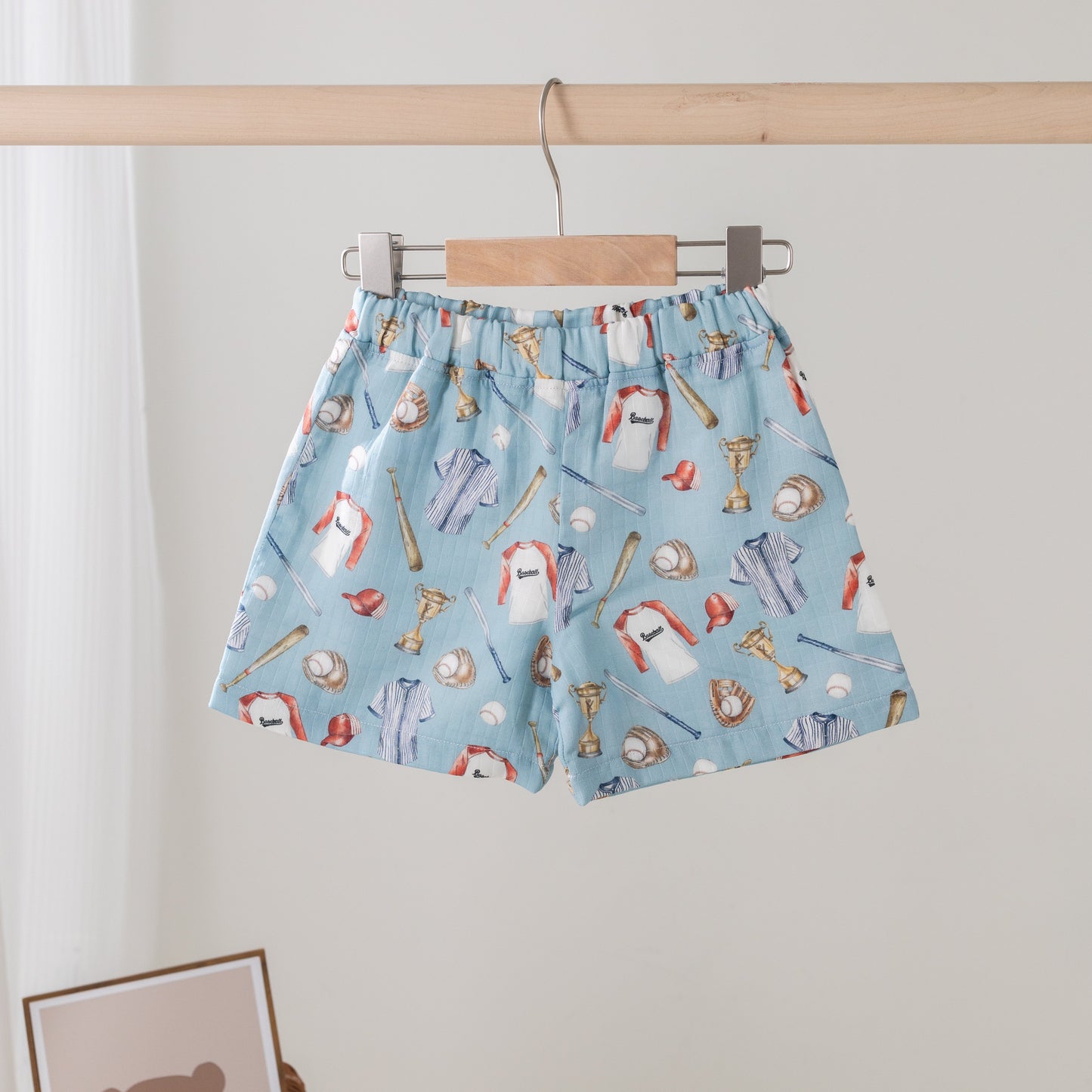 Let's Play Ball Organic Muslin Shorts