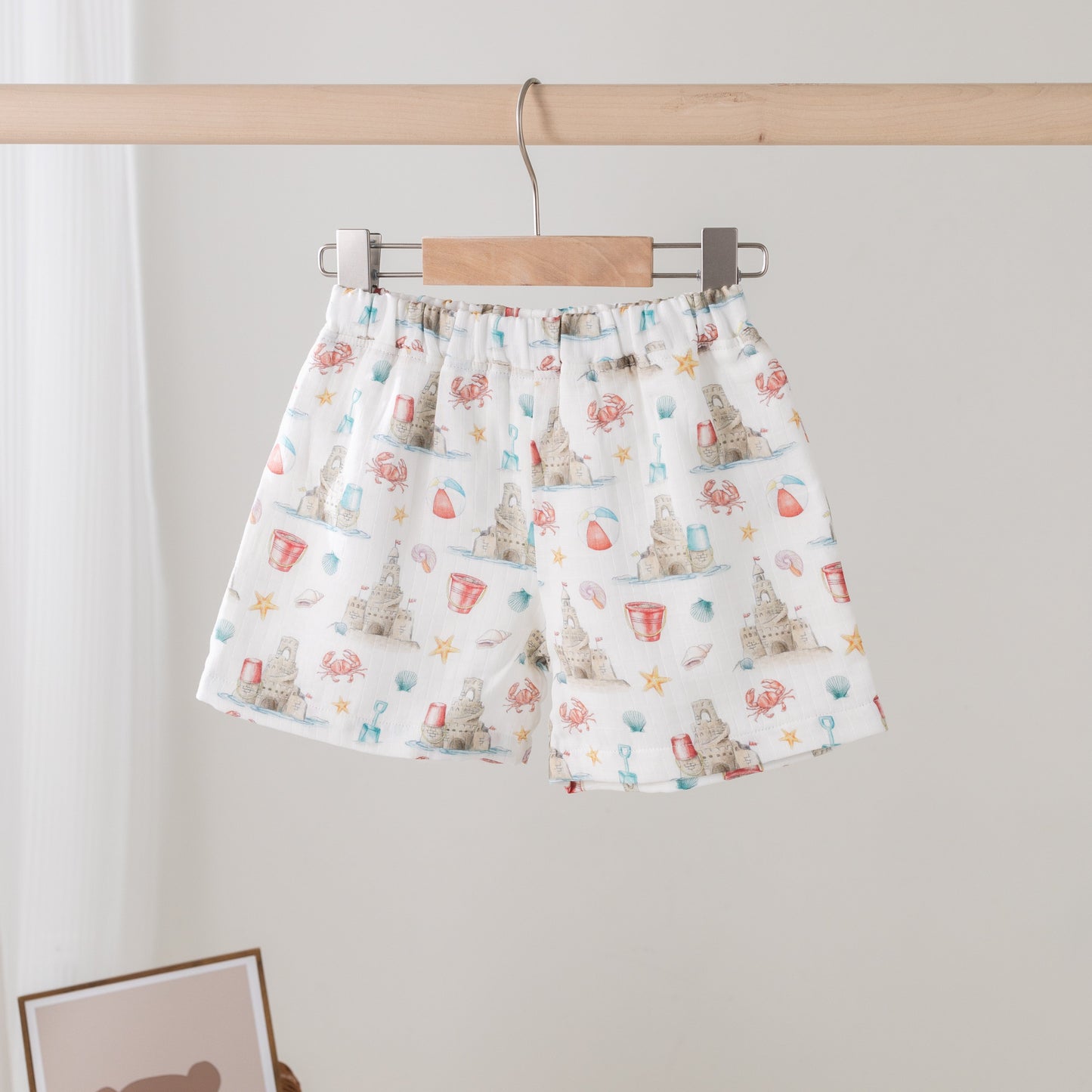Sandcastle Kingdom Organic Muslin Shorts