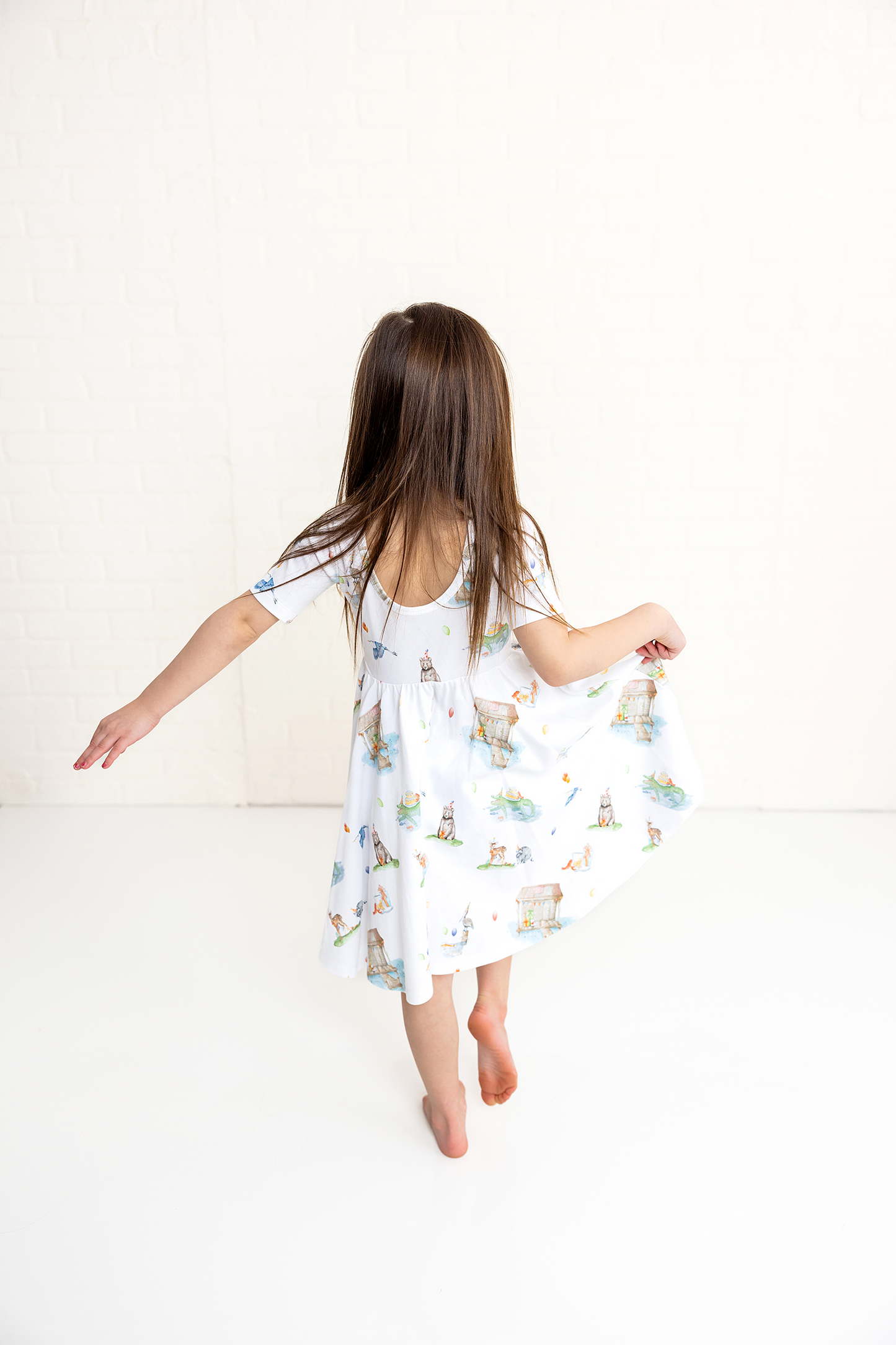 Bayou Birthday Organic Cotton Dress for Kids