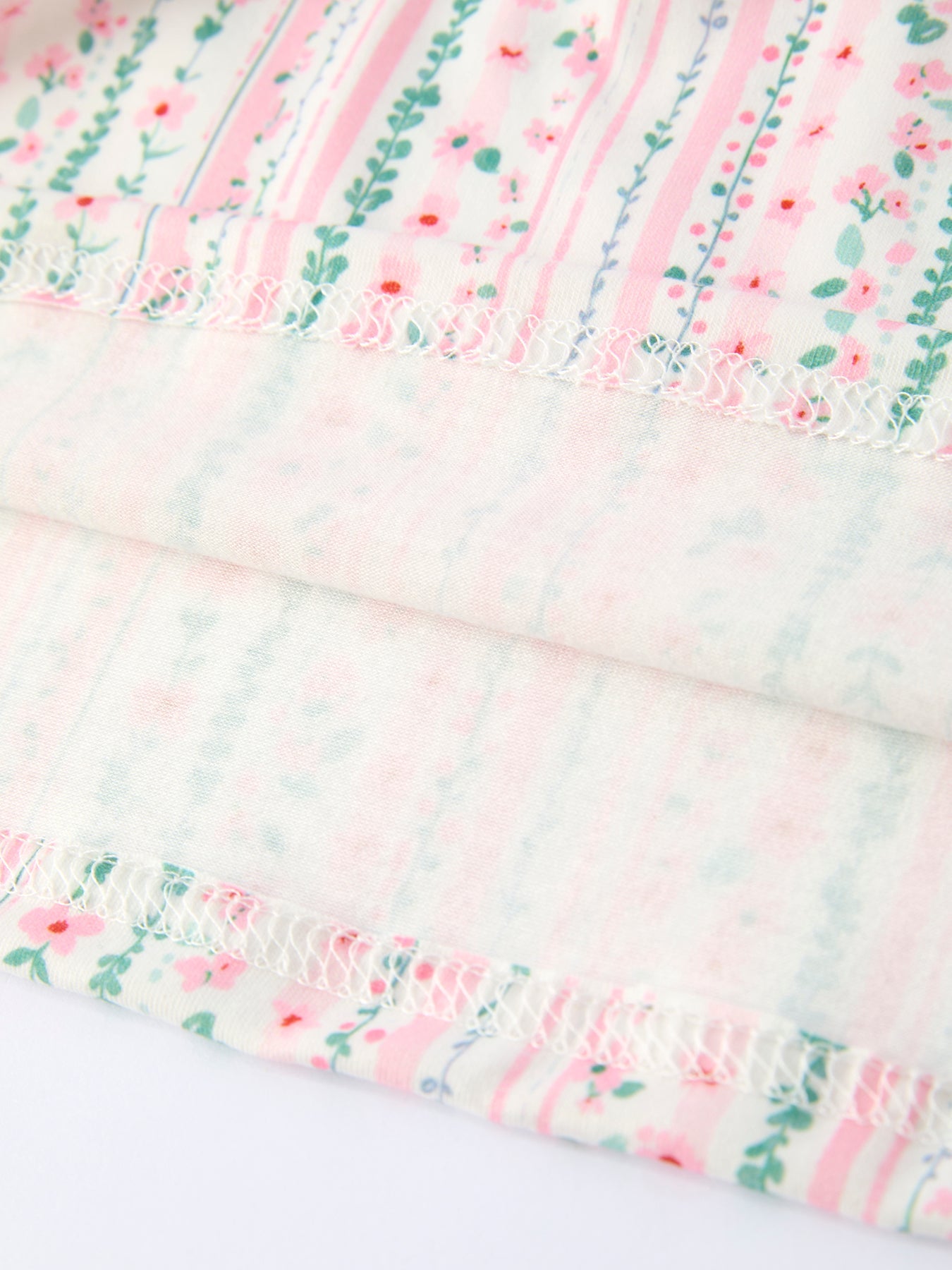 Pink Spring Floral Smocked Girl Dress