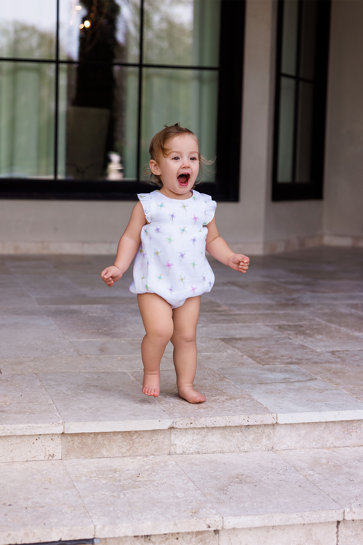 Pinwheel Party Organic Muslin Bubble