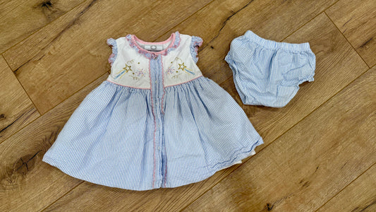 Seersucker Fireworks Dress