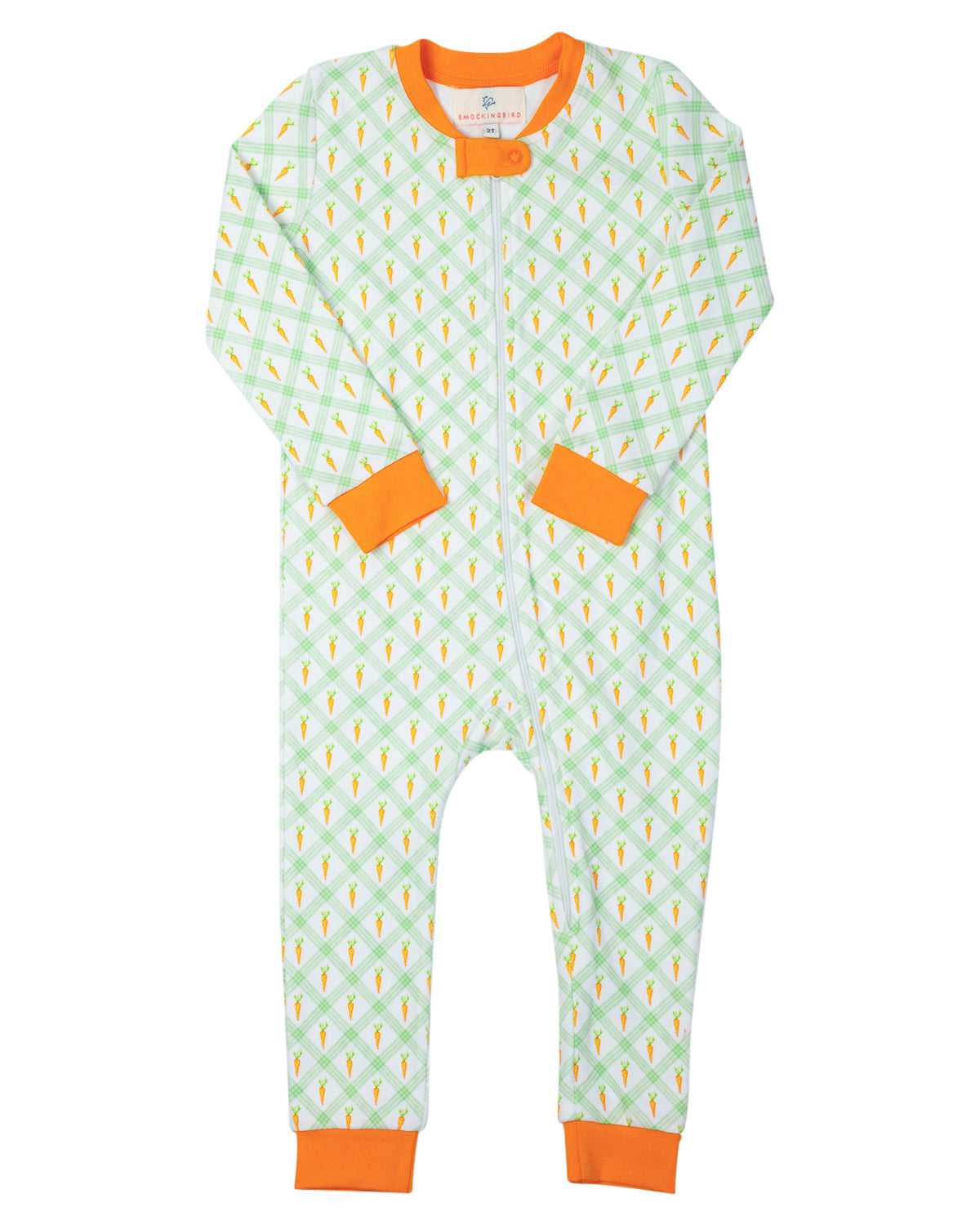 Carrot Crush Knit Zip Up Pajamas (FINAL SALE)