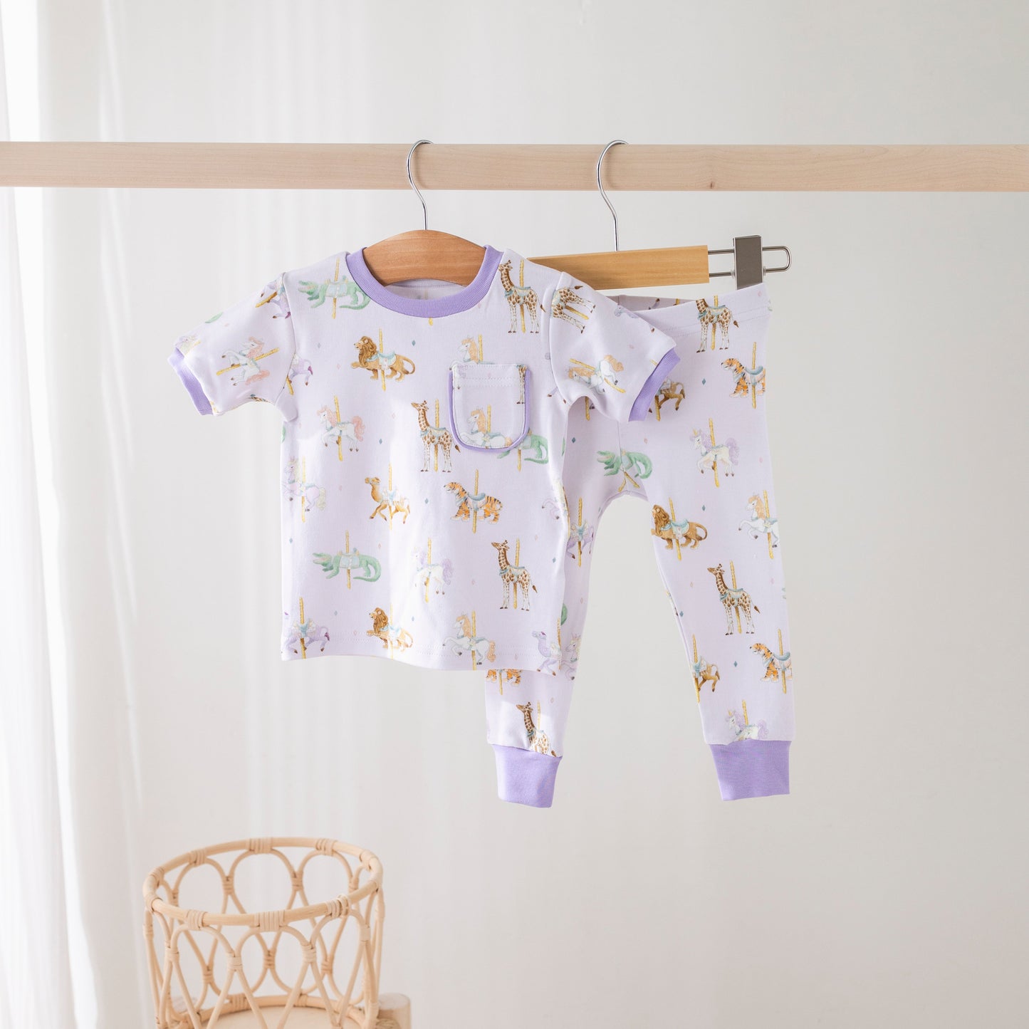 Round & Round We Go Organic Cotton Pajamas
