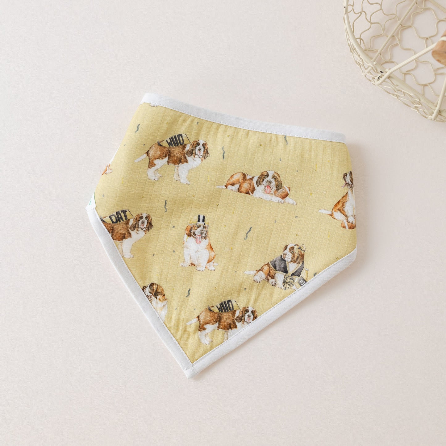 MVP: Louisiana Saints Organic Muslin Bib