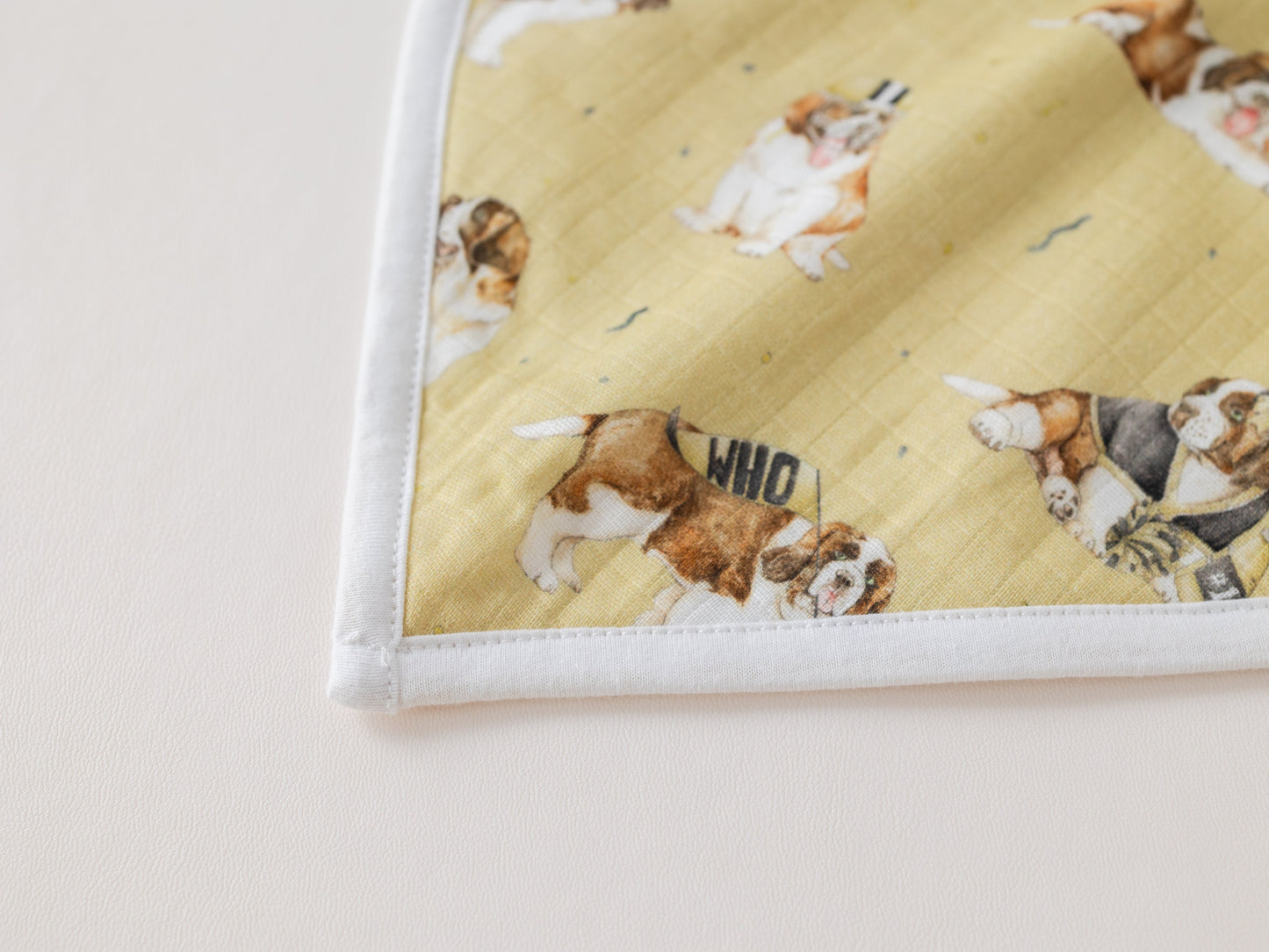 MVP: Louisiana Saints Organic Muslin Bib