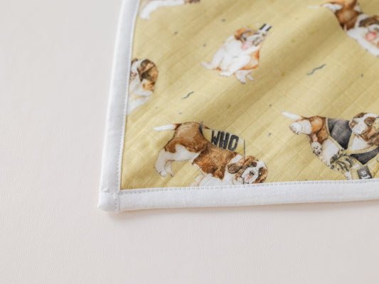 MVP: Louisiana Saints Organic Muslin Bib