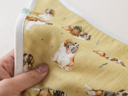 MVP: Louisiana Saints Organic Muslin Bib