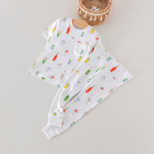 Sugar, Ice, & Everything Nice Organic Cotton Pajama Set