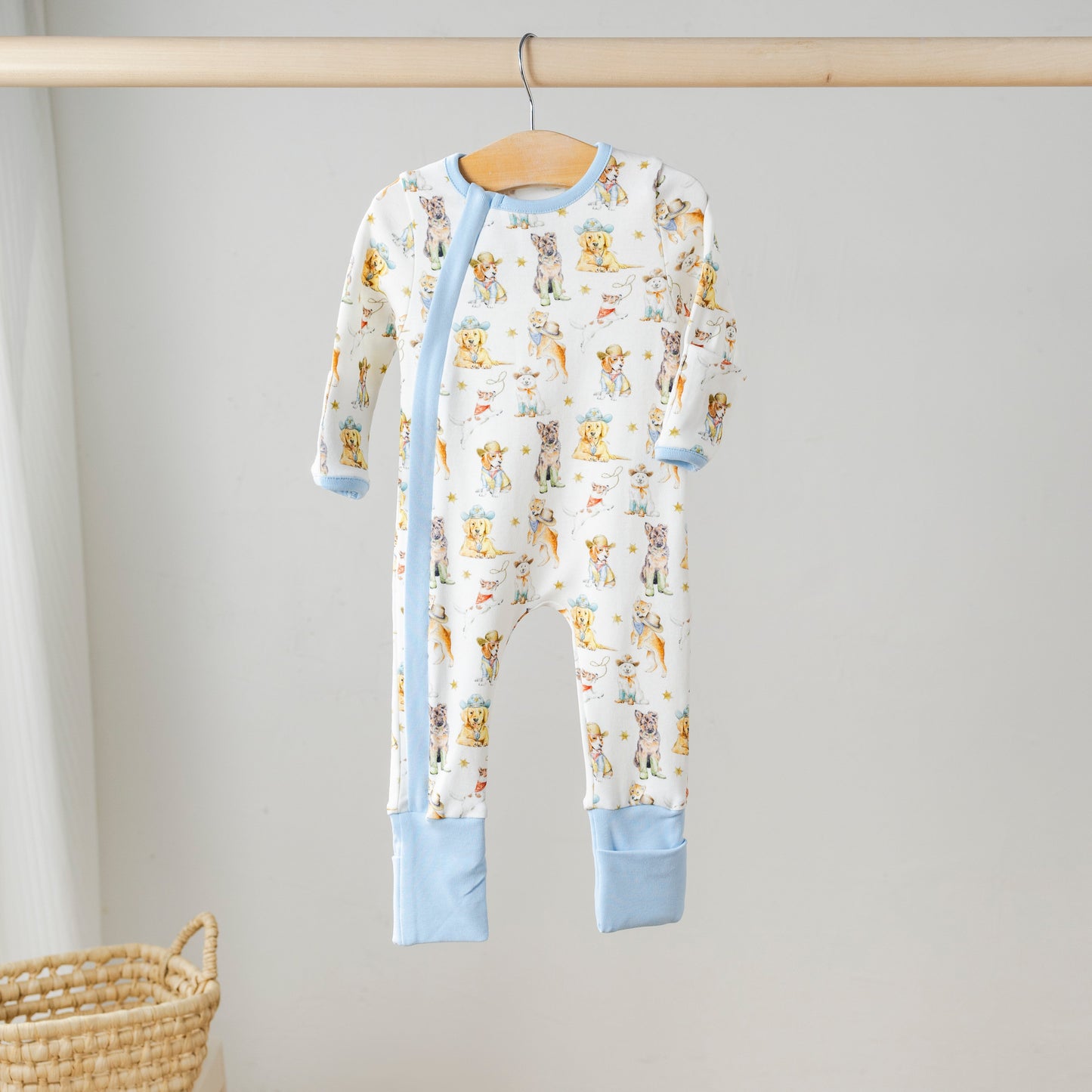 Cowboy Pups Organic Cotton Pajama Set