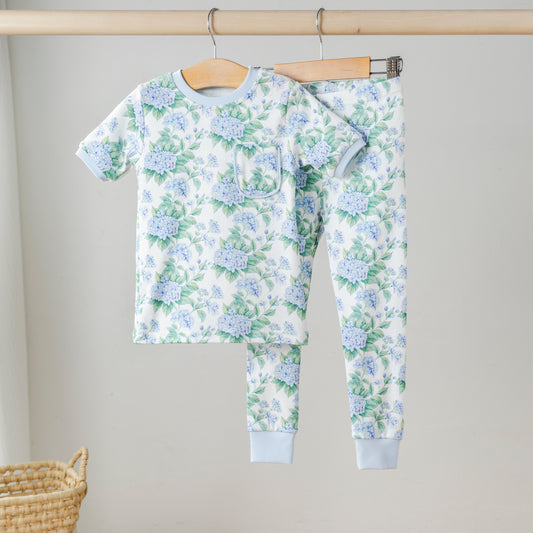 Hydrangea Heaven Organic Cotton Pajama Set