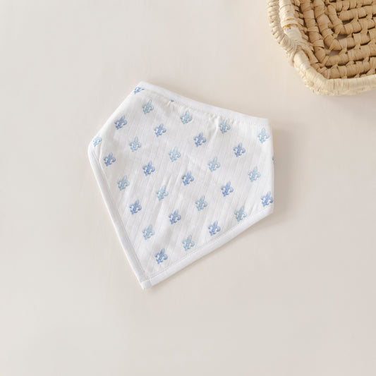 Fleur De Bleu Organic Muslin Bib