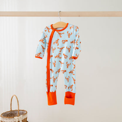 Pinch & Peel Organic Cotton Crawfish Pajamas
