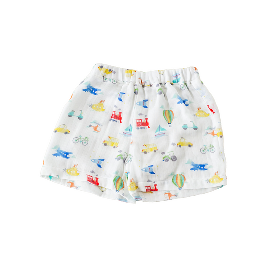 On the Go Organic Muslin Shorts