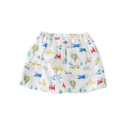 On the Go Organic Muslin Shorts