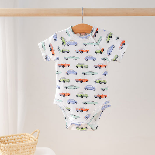 Vintage Road Trip Organic Cotton Onesie