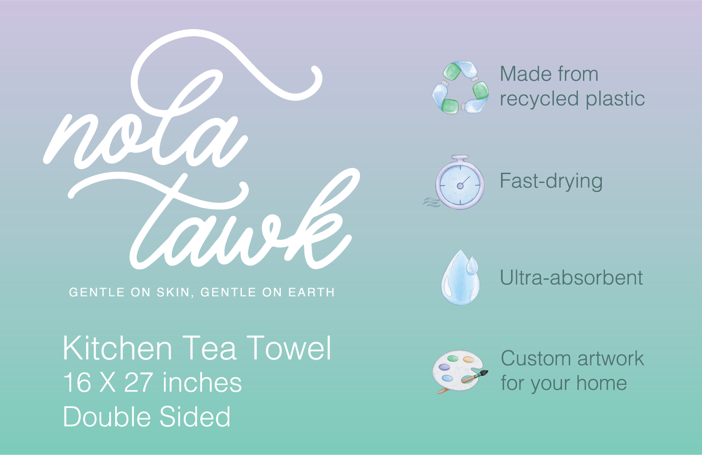 New Orleans Icons Kitchen Towel