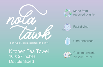 New Orleans Icons Kitchen Towel