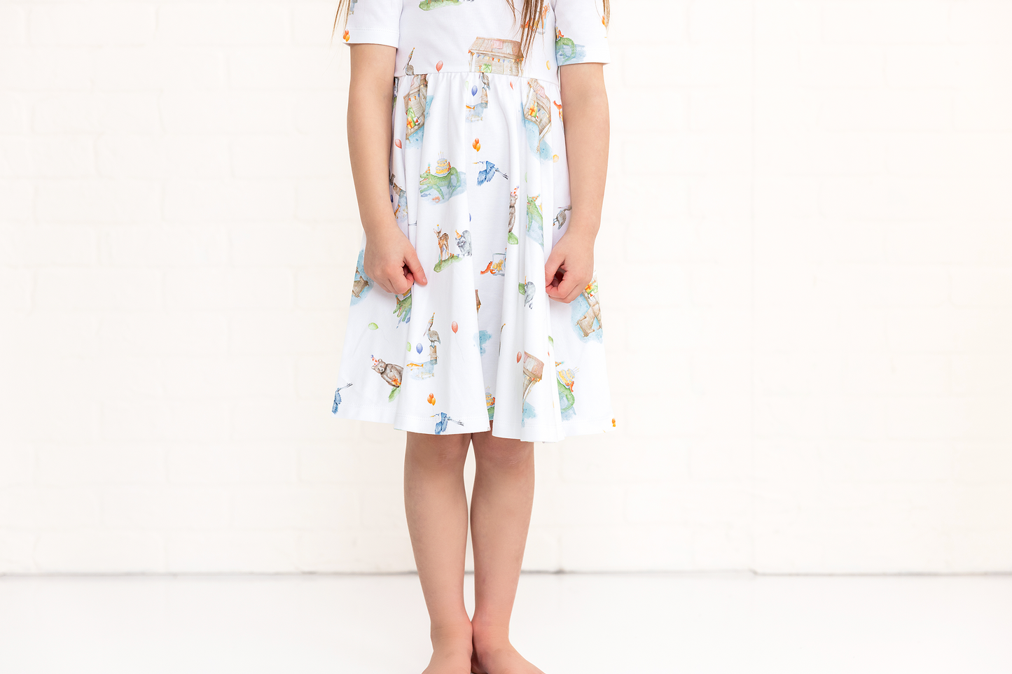 Bayou Birthday Organic Cotton Dress for Kids