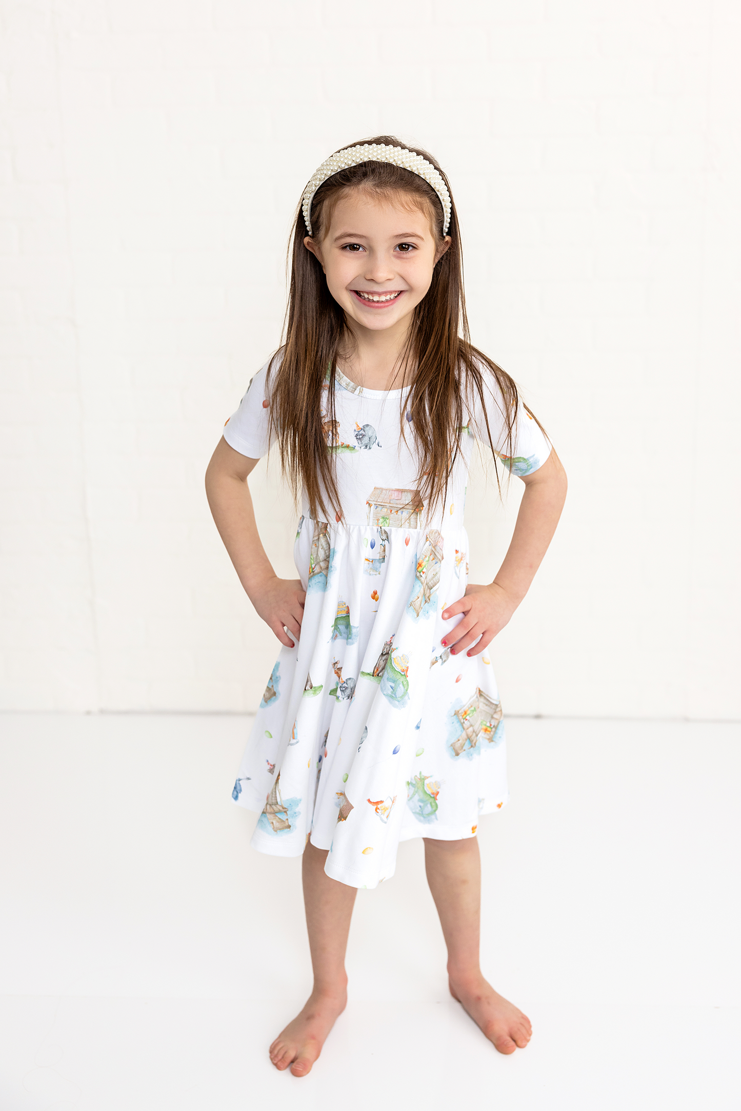 Bayou Birthday Organic Cotton Dress for Kids