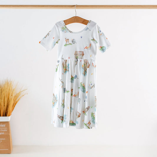 Bayou Birthday Organic Cotton Dress for Kids
