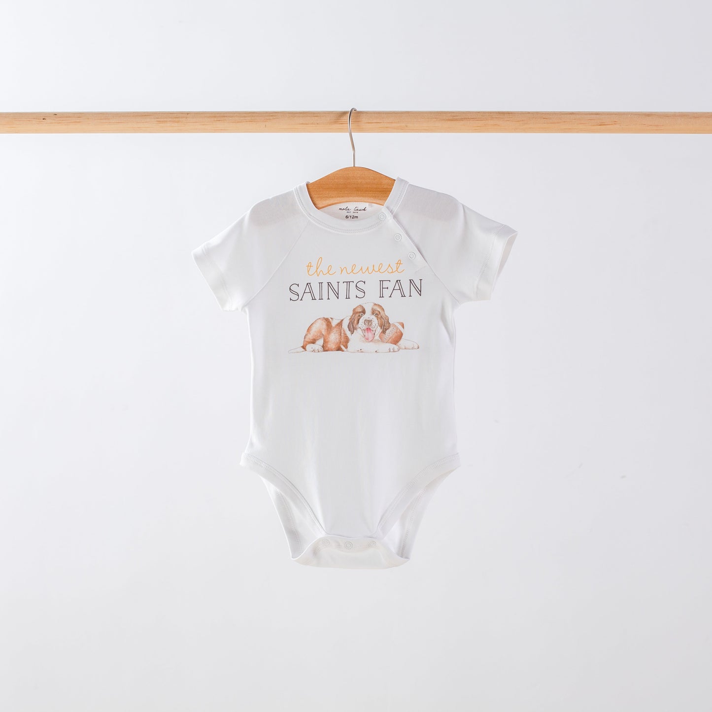 The Newest Saints Fan Organic Cotton Baby Onesie
