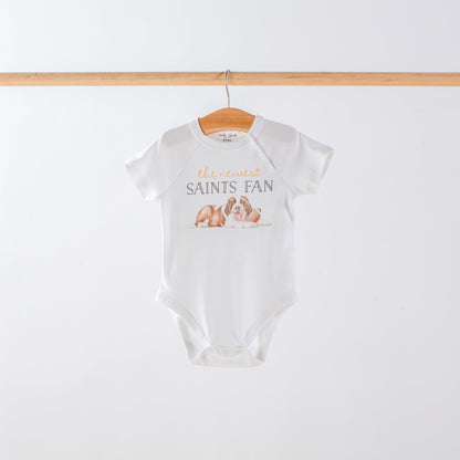 The Newest Saints Fan Organic Cotton Baby Onesie
