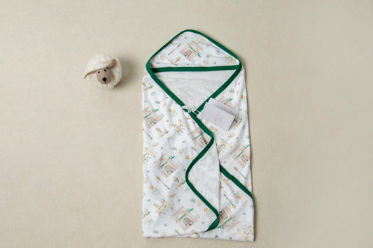 Powdered Sugar & Puppies Organic Cotton Baby Blanket